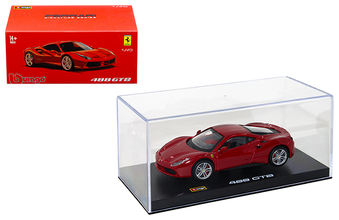 Bburago 1:43 Signature Series – Ferrari 488 GTB Red – M & J Toys Inc ...