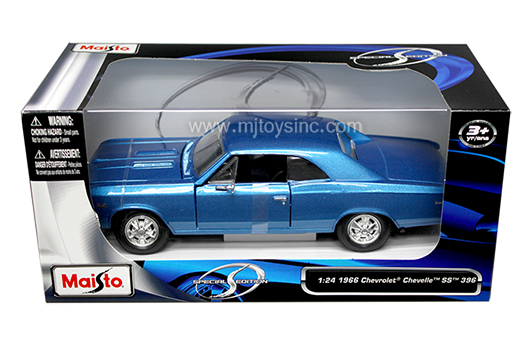 Maisto 1:24 1966 Chevrolet Chevelle SS 396 - Special Edition - M u0026 J Toys  Inc. Die-Cast Distribution | Specializing in Die-cast Collectibles Since  1987