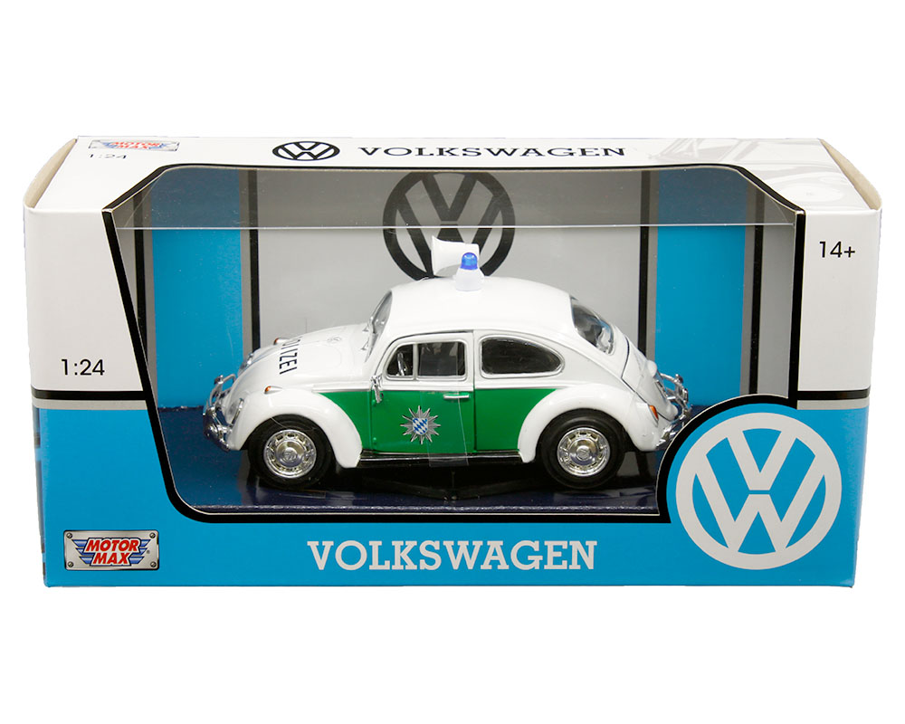 Motormax 1:24 Volkswagen Beetle German Police - Platinum Collection