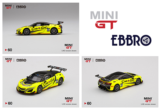 [Preorder] Mini GT 1:64 Ebbro Honda NSX GT3 #777 2018 Suzuka 10Hr Carguy  Racing Limited Edition