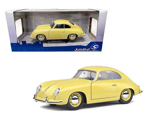 Solido 1:18 1953 Porsche 356 Pre-A Condo Yellow - M & J Toys Inc. Die ...