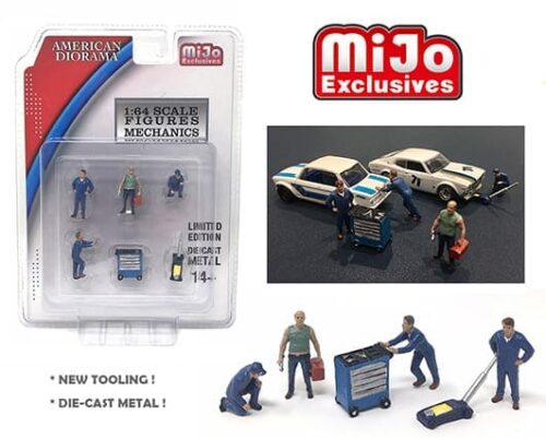 American Diorama 1:64 Figures – Mechanics (Die-cast) – MiJo Exclusives