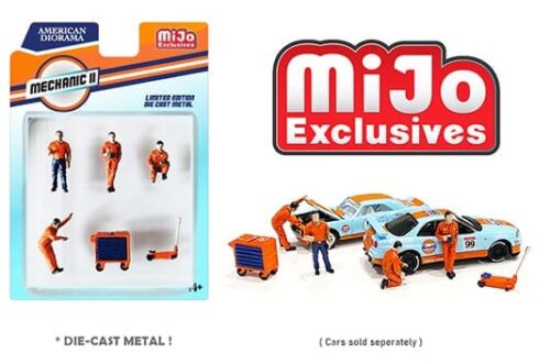 American Diorama 1:64 Mijo Exclusive Mechanic ll Figures set Limited 3,600 New 2020