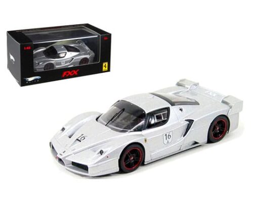 Hot Wheels 1:43 Elite Ferrari FXX Nurburgring #16 Silver