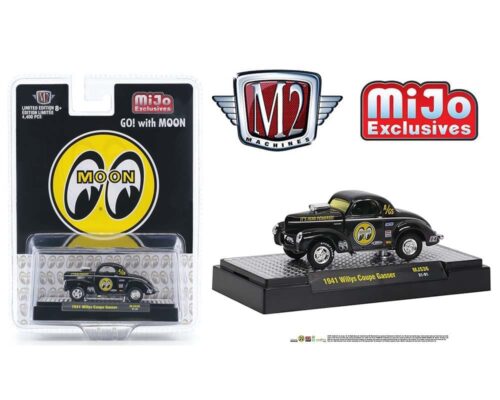 M2 Machines 1:64 1941 Willy’s Coupe Mooneyes Gasser – MiJo Exclusives