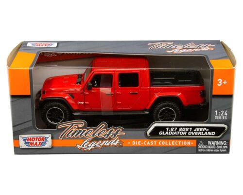 Motormax 1:27 2021 Jeep Gladiator Overland Hard Top – Timeless Legends