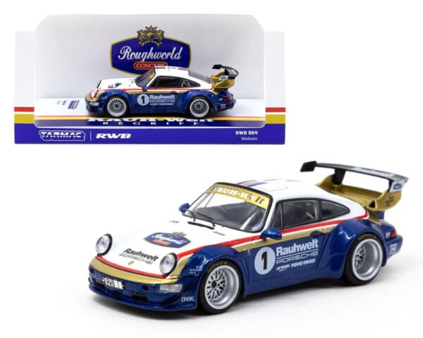 Tarmac Works 1:43 RWB 964 Waikato (White/Blue) – HOBBY43