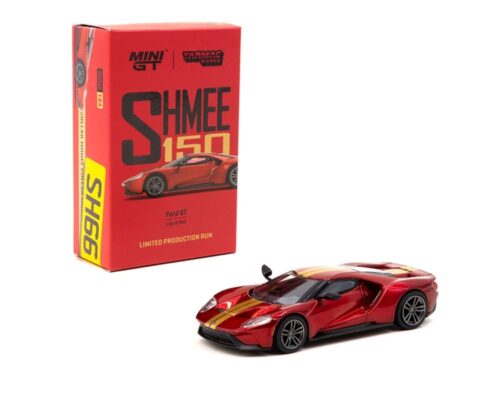 Tarmac Works 1:64 Mini GT SHMEE 150 Ford GT Liquid Red