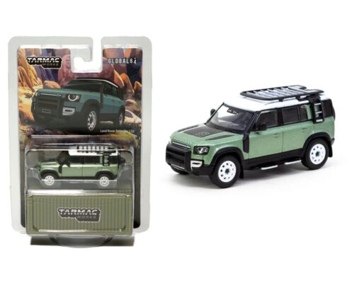 Tarmac Works 1:64 2021 Land Rover Defender 110 Green Metallic – Global64