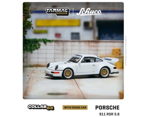 Tarmac Works 1:64 Schuco Porsche 911 RSR 3.8 White