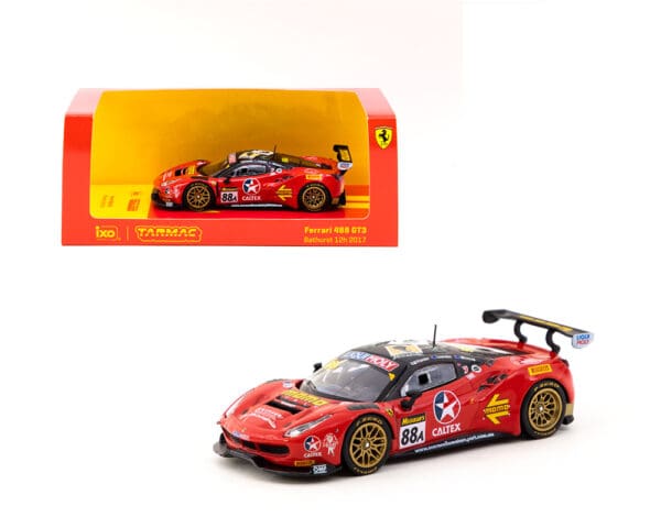 Ixo Tarmax Works 1:64 2019 Ferrari 488 GTE Bathurst 12 Hour #88 2017