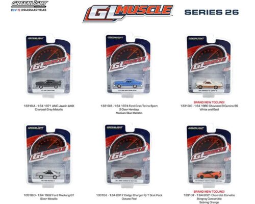 Greenlight 1:64 Greenlight Muscle Series 26 – Assortment