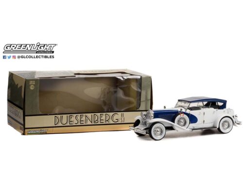 Greenlight 1:18 Duesenberg II SJ – White and Blue