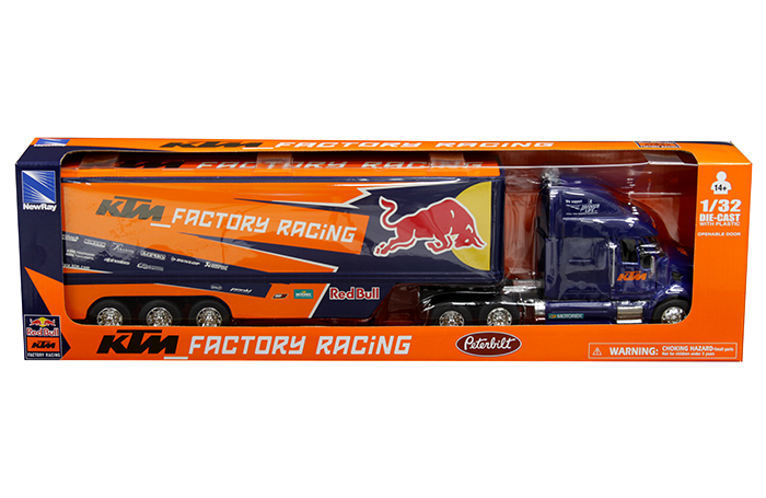 Camion Peterbilt Red Bull Racing Team 1/43 ème New Ray : King