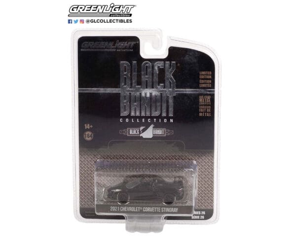 Greenlight 1:64 Black Bandit Series 26 – 2021 Chevy Corvette C8 Stingray