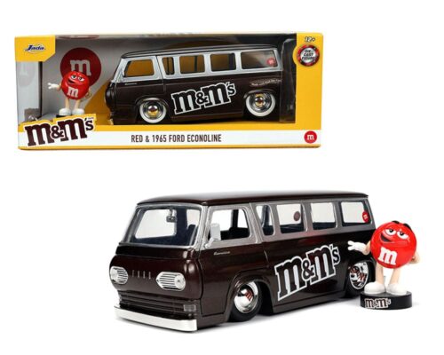 Jada 1:24 1965 Ford Econoline w/ Red M&M Figure- M&M – Hollywood Rides