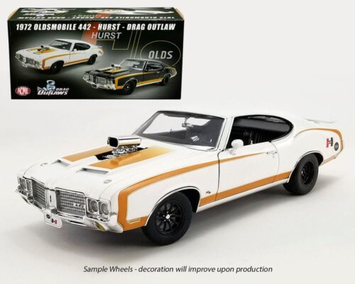 ACME 1:18 1972 Oldsmobile 442 – Hurst – Drag Outlaws Limited 1 of 660