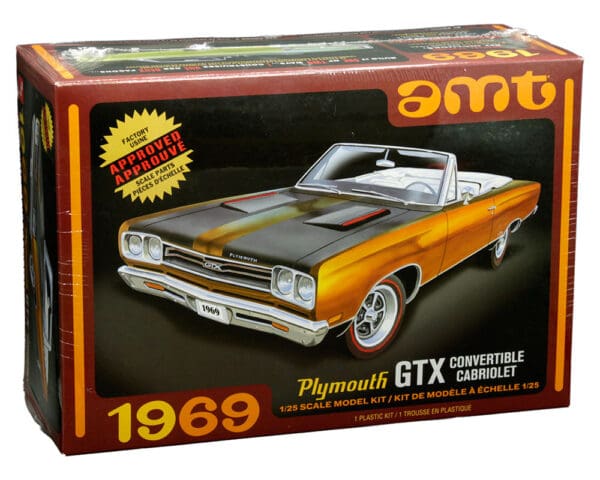 AMT Model Kit 1:25 1969 Plymouth GTX Convertible Cabriolet