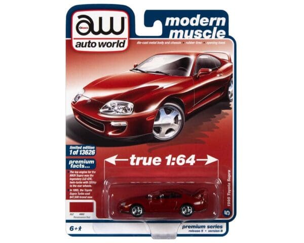 Auto World 1:64 Toyota 1955 Supra Renaissance (Red)