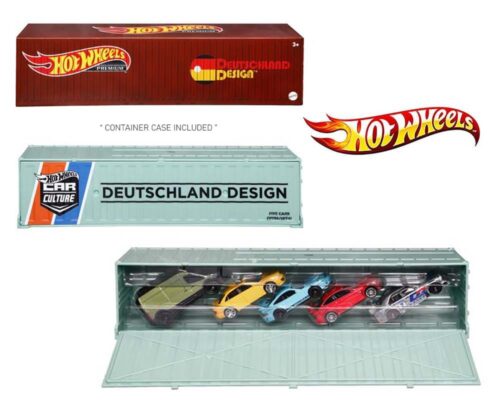 Hot Wheels 1:64 Car Culture Container Bundle 5 Cars set 2 DEUTSCHLAND DESIGN 2022