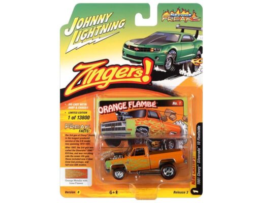 Johnny Lightning 1:64 Chevrolet 1981 Silverado 10 Step Side (Zinger) OR