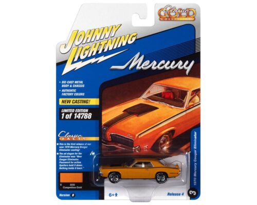 Johnny Lightning 1:64 Classic Gold 2021 Release 4 – 1970 Mercury Cougar Eliminator