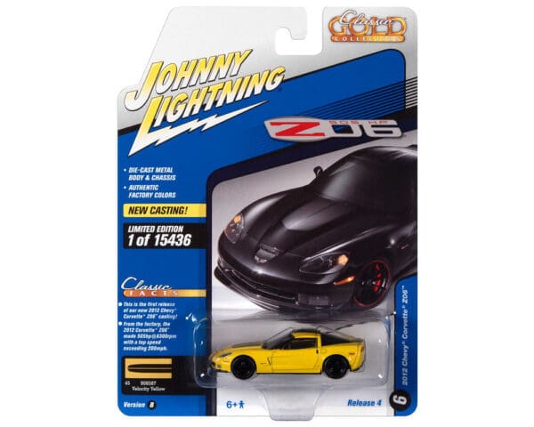 Johnny Lightning 1:64 Classic Gold 2021 Release 4 – 2012 Chevrolet Corvette Z06