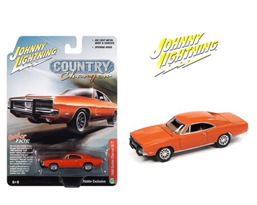 Johnny Lightning 1:64 Hobby Exclusive1969 Dodge Charger R/T Orange