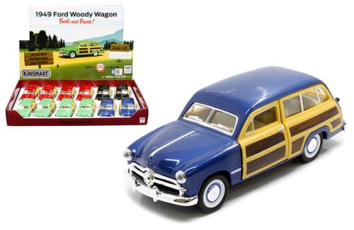 Kinsmart 1:40 1949 Ford Woody Wagon 4.5″ (KT5402D) – Display Tray Set of 12