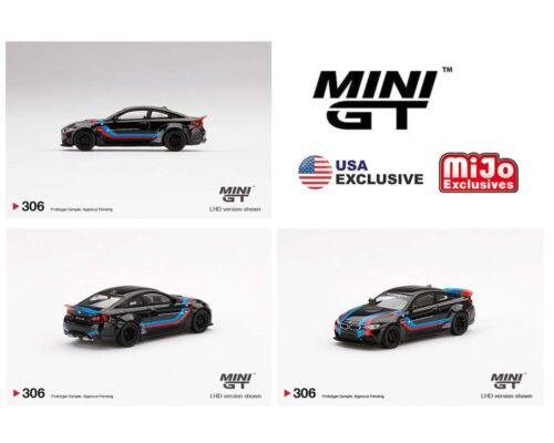 Mini GT 1:64 Mijo Exclusives World Wide LB★WORKS  BMW M4 Black W/ M Stripe Limited Edition