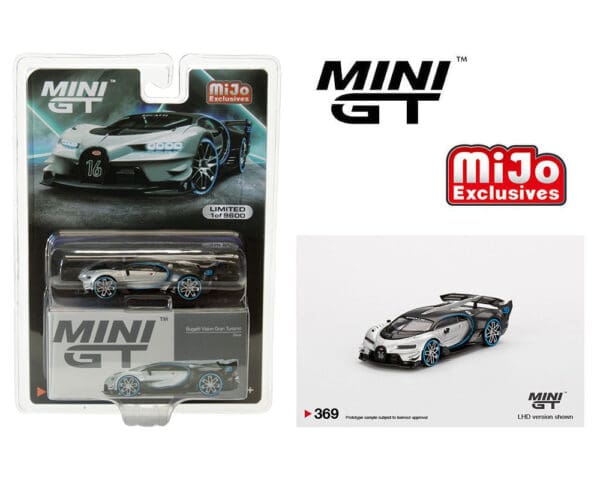 Mini GT 1:64 Bugatti Vision Gran Turismo (Silver)(LHD) – MiJo Exclusives