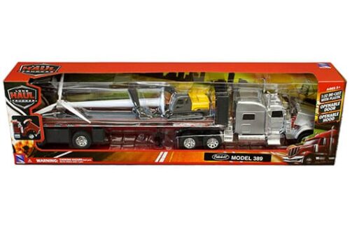 New Ray 1:32 Peterbilt 389 with Wind Turbine & Excavator – Long Haul Truckers