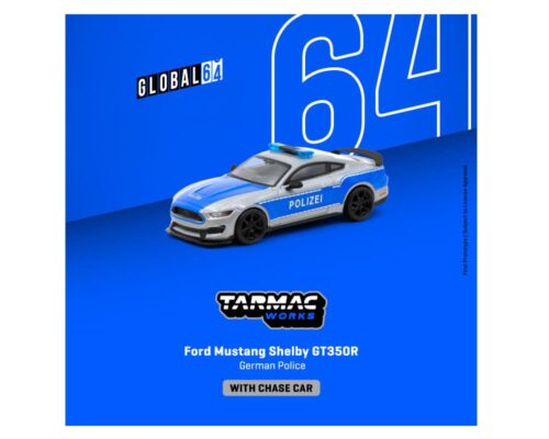 Tarmac Works 1:64 Global 64 Ford Mustang Shelby GT350 R German Police