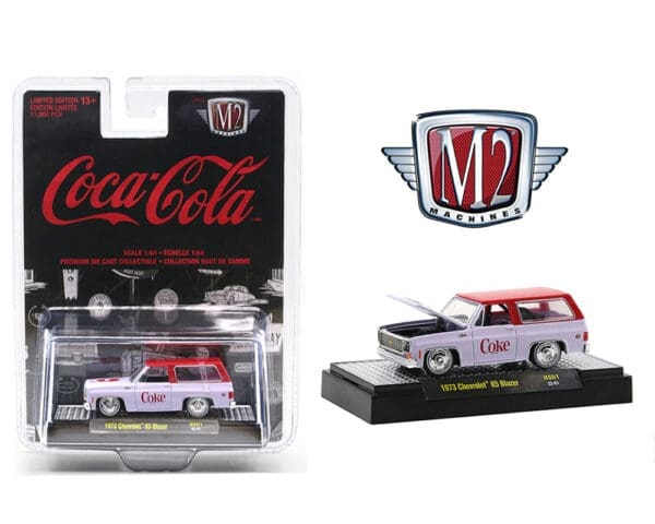 M2 Machines 1:64 1973 Chevrolet K5 Blazer – Coca Cola – Hobby Exclusive