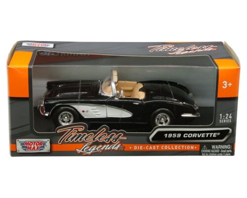 Motormax 1:24 1959 Chevrolet Corvette Convertible – Timeless Legends