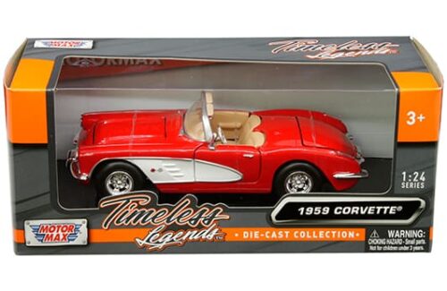 Motormax 1:24 1959 Chevrolet Corvette Convertible – Timeless Legends