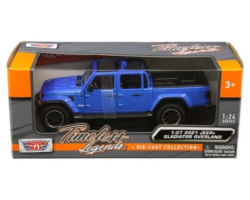 Motor Max 1:27 2021 Jeep Gladiator Overland Open Top – Timeless Legends