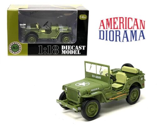 American Diorama 1:18 1/4 Ton US Army Jeep