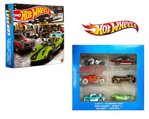 Hot Wheels 1:64 Legends Theme 2022 Multi-pack 6-Car Set