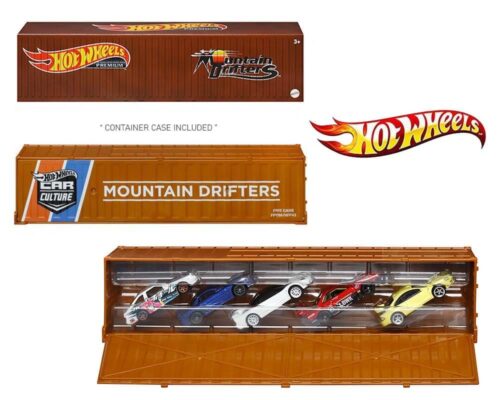 Hot Wheels 1:64 Car Culture Container Bundle 5 Cars set 3 Mountain Drifters