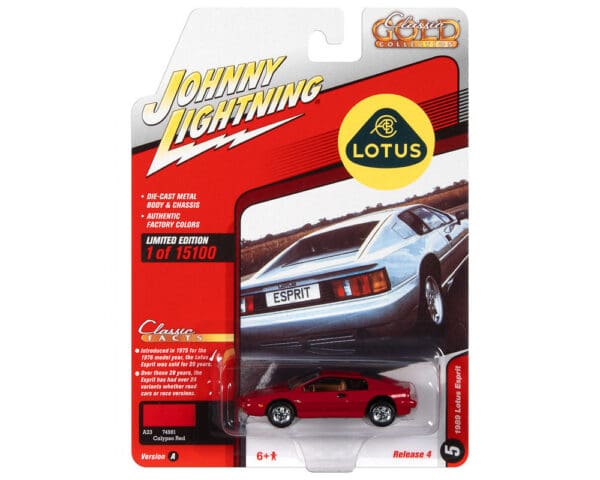 Johnny Lightning 1:64 Classic Gold 2021 Release 4 – 1989 Lotus Esprit Turbo