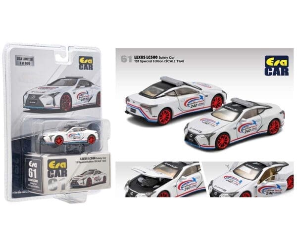 ERA Car 1:64 Mijo Exclusive Lexus LC500 Safety Car Limited 960 pcs