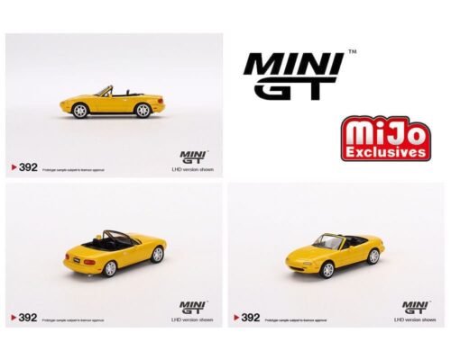 Mini GT 1:64 Mazda Miata MX-5 (NA) (Sunburst Yellow) – MiJo Exclusives