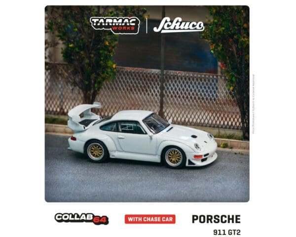 Tarmac Works 1:64 Porsche 911 GT2 (White) – Global64