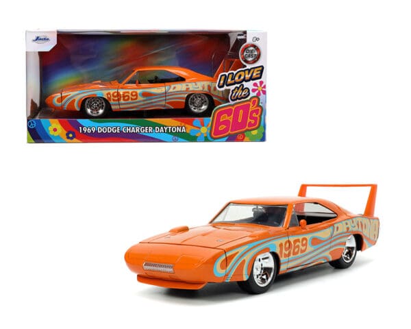 Jada 1:24 I Love the 1960’s – 1969 Dodge Charger Daytona (Orange)