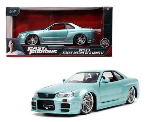 Jada 1:24 Brian’s 2002 Nissan Skyline GT-R34  – Fast & Furious