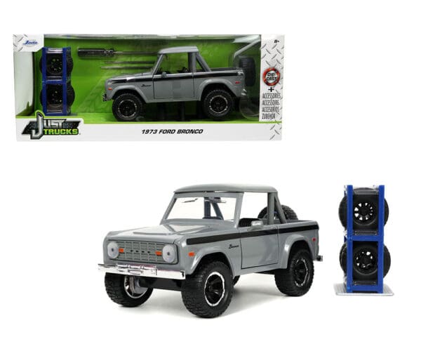 Jada 1:24 1973 Ford Bronco – Just Trucks with Extra Wheels