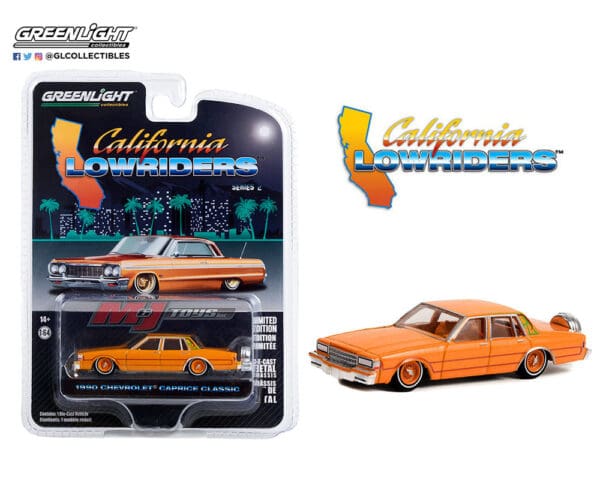 Greenlight 1:64 California Lowriders Series 2 – 1990 Chevrolet Caprice With Continental Kit