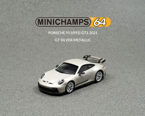 Minichamps 64 1:64 2021 Porsche 911 GT3 (992) (GT Silver Metallic)