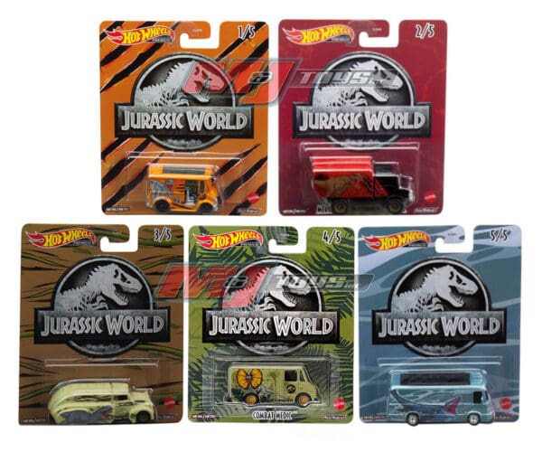 Hot Wheels 1:64 Pop Culture 2022 Q Case Jurassic World